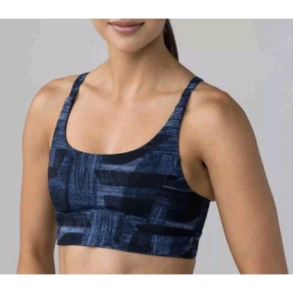 Lululemon Train Times Bra Size 8 Mesh Panel Racerback Athletic Sports Bra